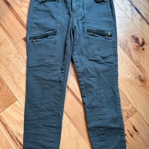 White House Black Market Green Utility Pants